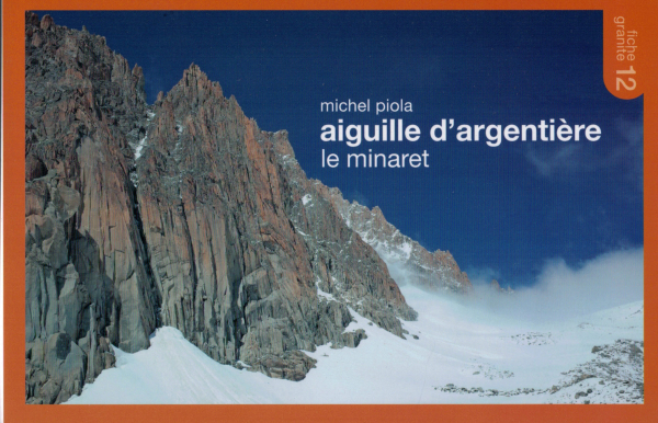 Kletterkarte 12 - aiguille d'argentiere - le minaret